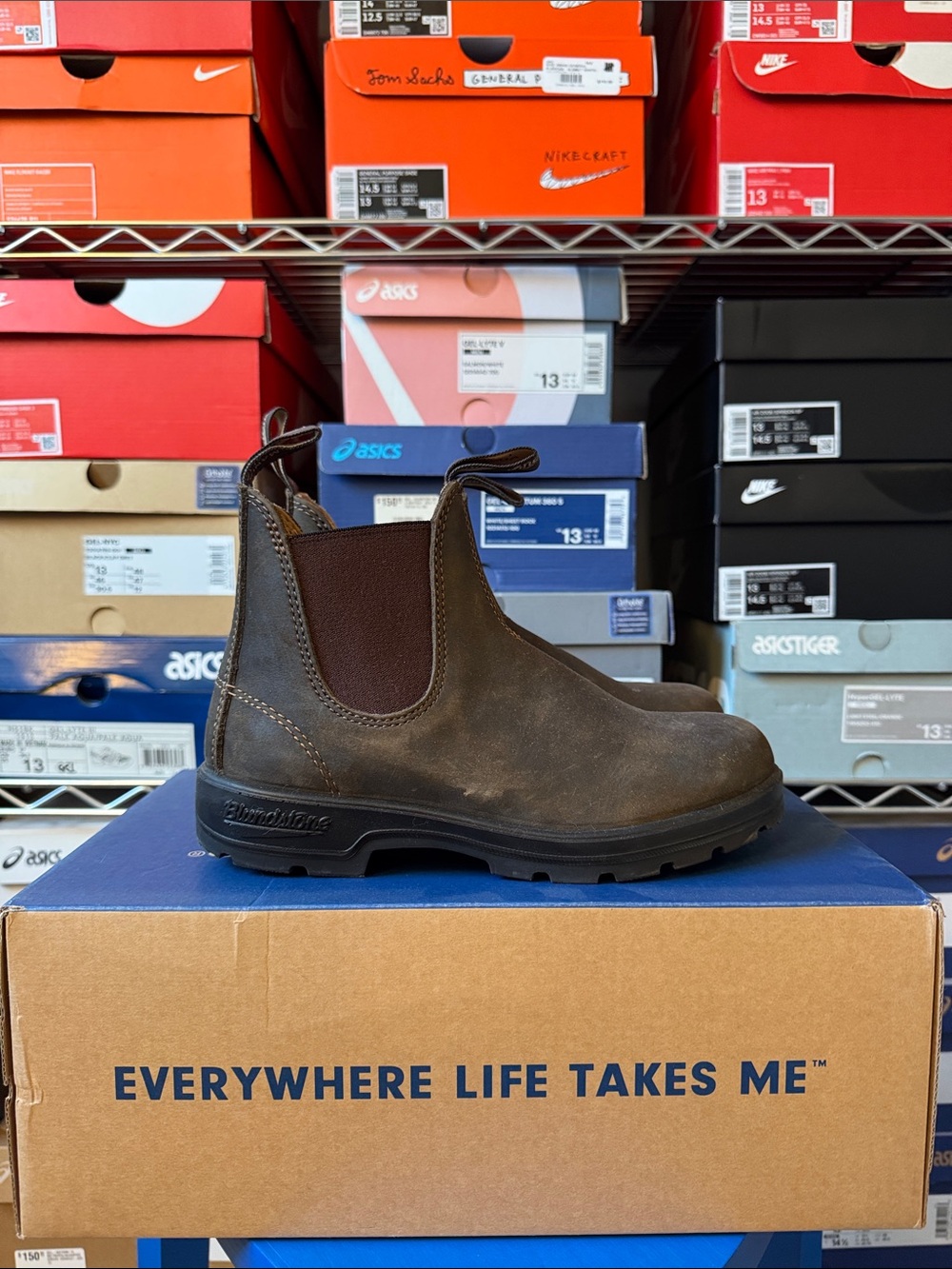 Blundstone 585 Elastic Sided Boot - Rustic Brown - US Women’s 7.5